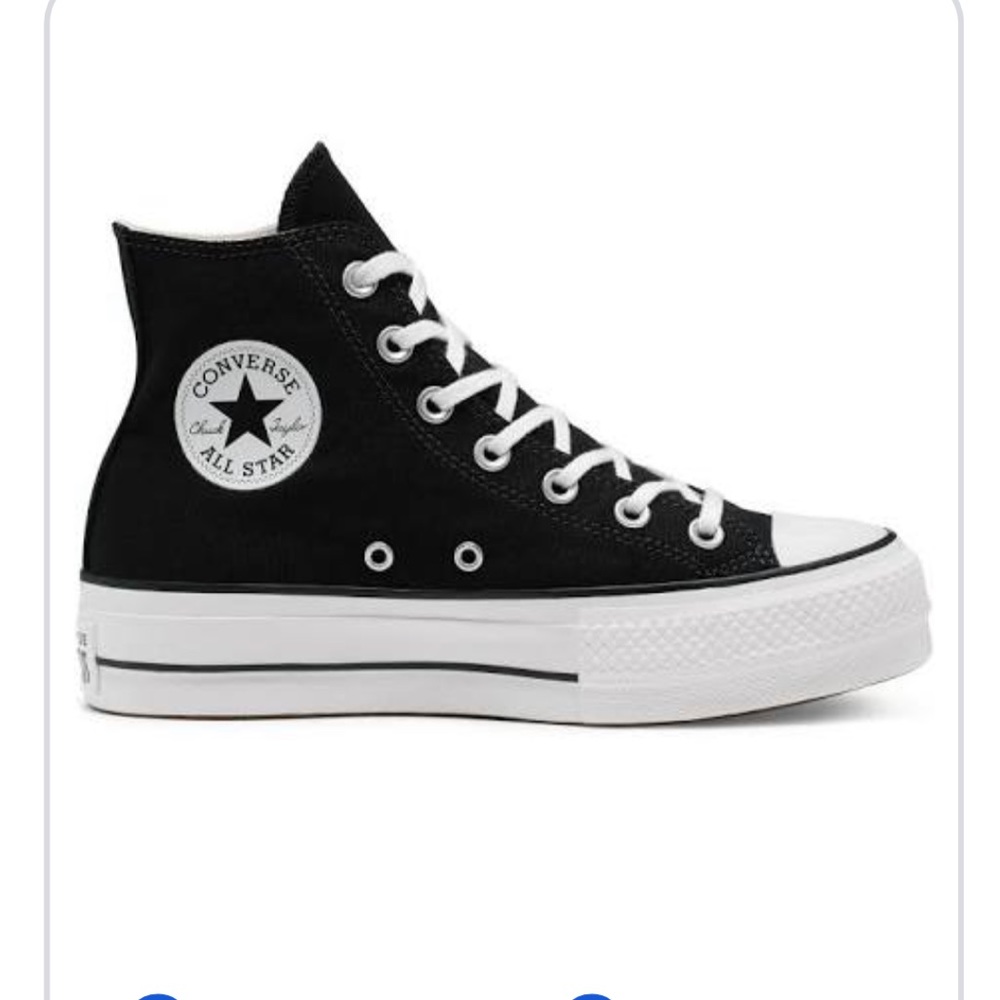 Converse Canvas Platform Chuck Taylor Black